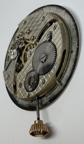 Movado Pocket Watch Movement & Box & Papers / Grand Prix 15 Jewels Swiss Runs - Picture 20 of 24