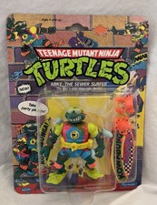 Teenage Mutant Ninja Turtles  Mike the Sewer Surfer   1990 Playmates NIP MOC