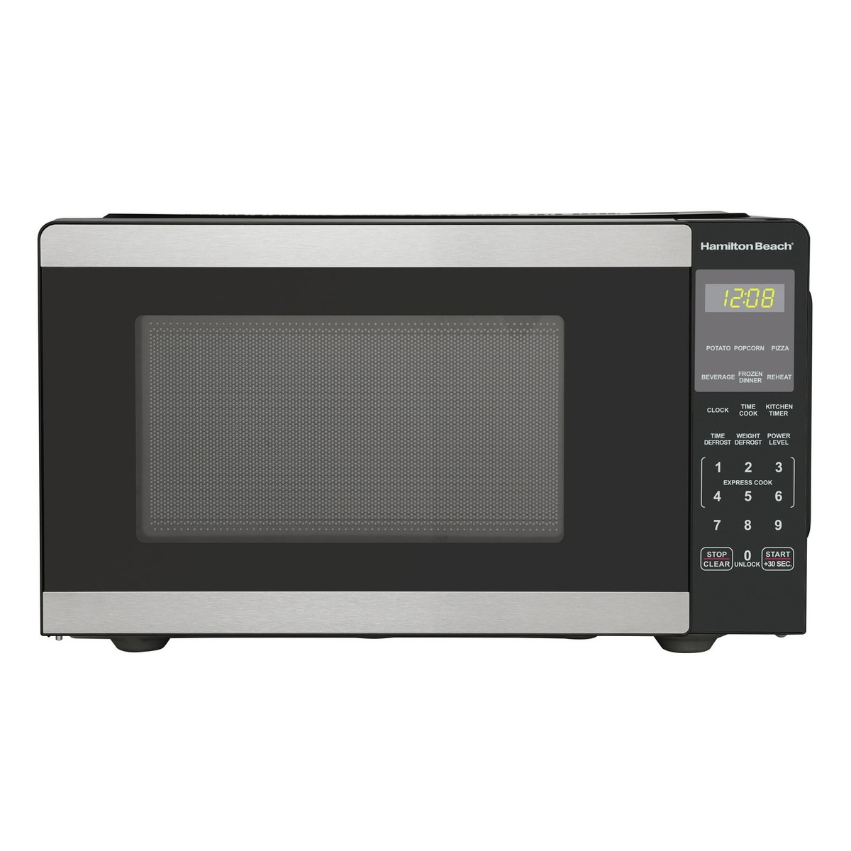 Hamilton Beach Microwave Oven 0.9 cu ft 900W Stainless Steel