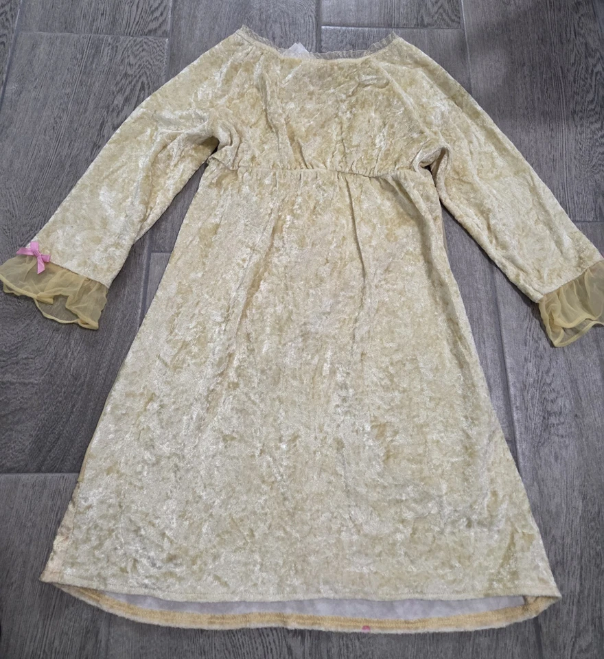 Camisón Vintage Terciopelo Aplastado Look Disney Store Bella La Bella y la Bestia S 6 Foto 4 de 4