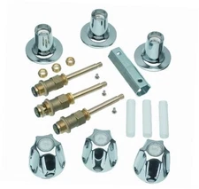  Bathtub and Shower 3-Handle Remodel/Rebuild Trim Kit for Price Pfister Verve 