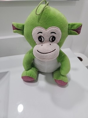 Peluche Fun Y Fun Toys. Inc Usado En Buen Estado Color Verde Blanco Y Rosa