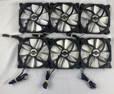 Phanteks PH-F140SP 140mm PC Case Fans - Lot of 6 (3) Normal (3) LED
