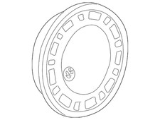 Genuine Volkswagen Wheel Cover 7d0-601-147-a-091
