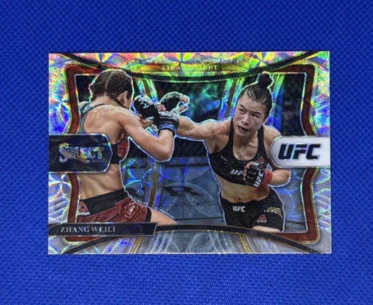 Zhang Weili 2021 Panini Select Premier Scope Prizm UFC #130