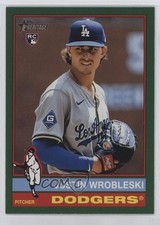 2025 Topps Heritage Dark Green Border Justin Wrobleski #319 1c19