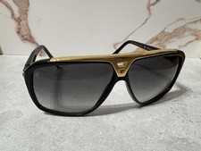 Rare Louis Vuitton Evidence Millionaire Sunglasses-Black/Gold- 100  Authentic 