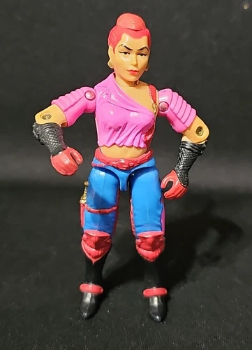 VTG GI Joe ARAH Cobra Dreadnoks Zarana 1986 Hasbro 3.75" Action Figure
