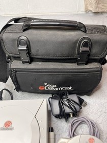 sega dreamcast console with Carrying Case And One Controller