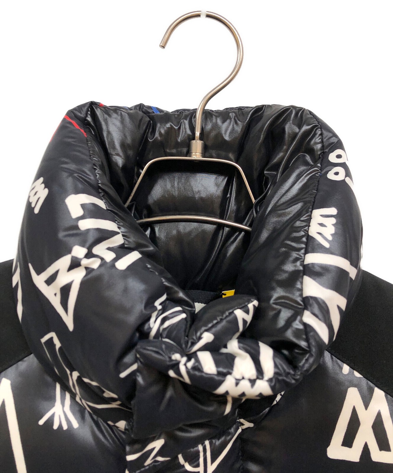 MONCLER GENIUS Graphic Logo Down Jacket/ Navy/ Size 2 thumbnail 3