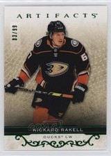 2021-22 Upper Deck Artifacts Emerald /99 Rickard Rakell #95 a3q