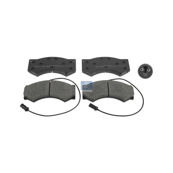 Bremsbelagsatz Scheibenbremse Vorderachse DT Spare Parts FüR U.A. Iveco Zeta-image