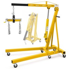 2 Ton Engine Hoist Folding Hydraulic Cherry Picker Shop Crane Engine Hoist Lift