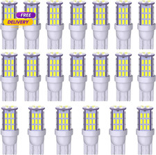 20x Super Bright T10 921 194 168 LED Bulbs for 12V RV Interior Light Trailer