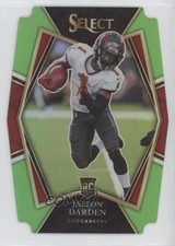 2021 Panini Select Premier Level Neon Green Prizm Die-Cut /349 Jaelon Darden 1b8