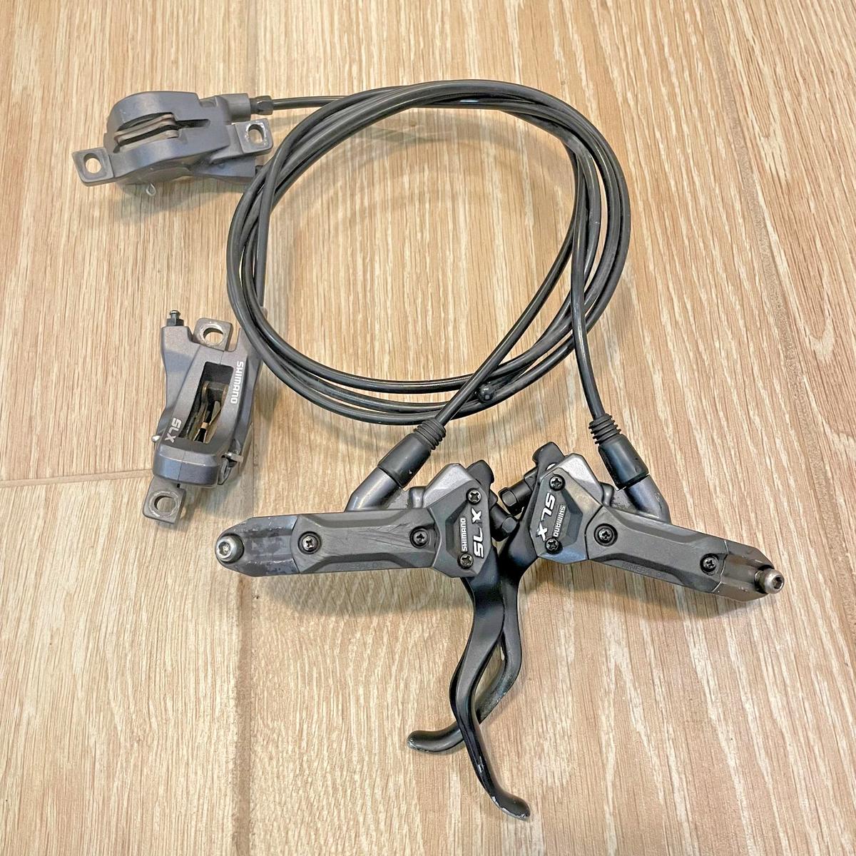 Shimano SLX MTB Hydraulic Disc Brake Set Brakes BR/BL-M665 | eBay