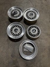 BBS RS 001 15" 4x100 Authentic No Redrill 57.1mm 15x7 Et25 Raw Faces Bmw Vw e30 
