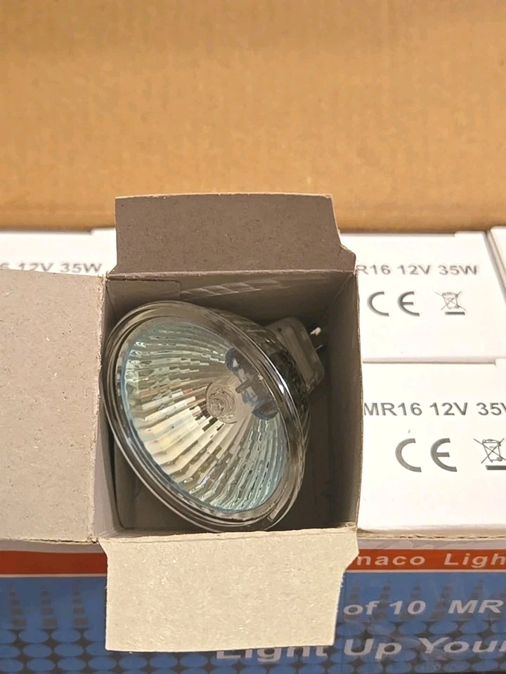 [10 Pack] LED MR16 5W 12V 35W 50W Halogen Replacement Bulbs GU5.3 Bi-Pin 2700K - Image 3 of 3