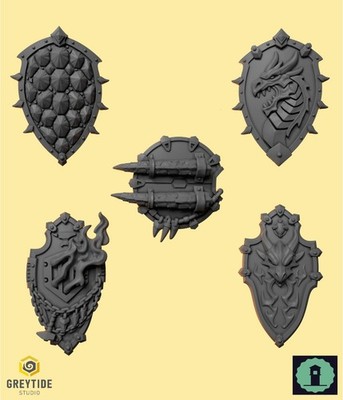 Shields - Amboss Wardens - Greytide Studio - BITS - MULTILISTING - Salamander