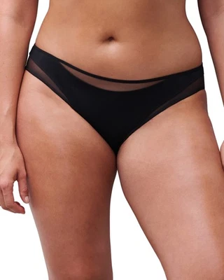 Chantelle Halo Brief Low Rise Womens Layered Mesh Knickers C1AAA0 - Image 1 of 3