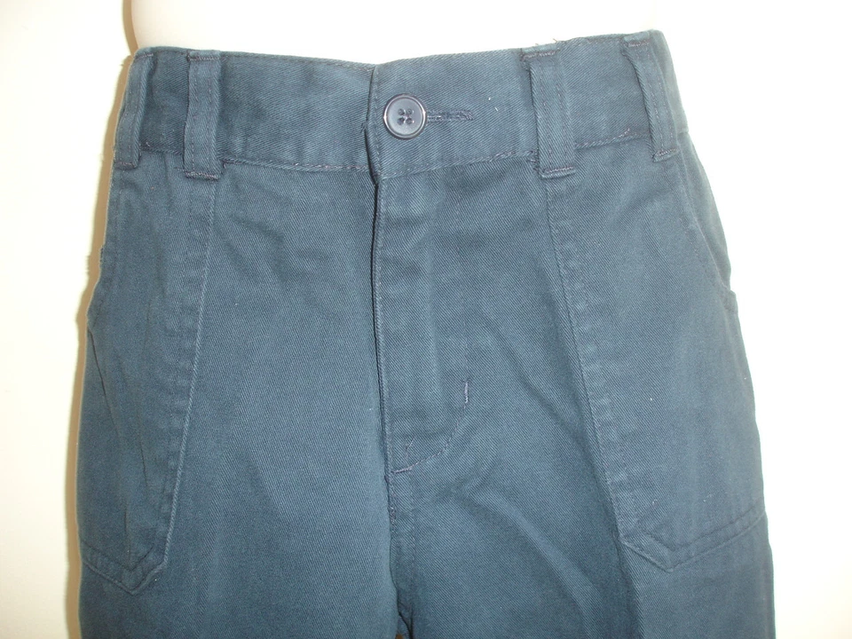 EE. UU. POLO ASSN. PANTALONES CAPRI talla 6X AZUL MARINO UNIFORME ALGODÓN BONITO Foto 2 de 4