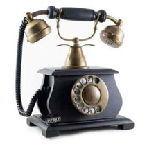 Vintage Brass Old Look Antique Decorative Telephone Home Decor Collectibles Gift