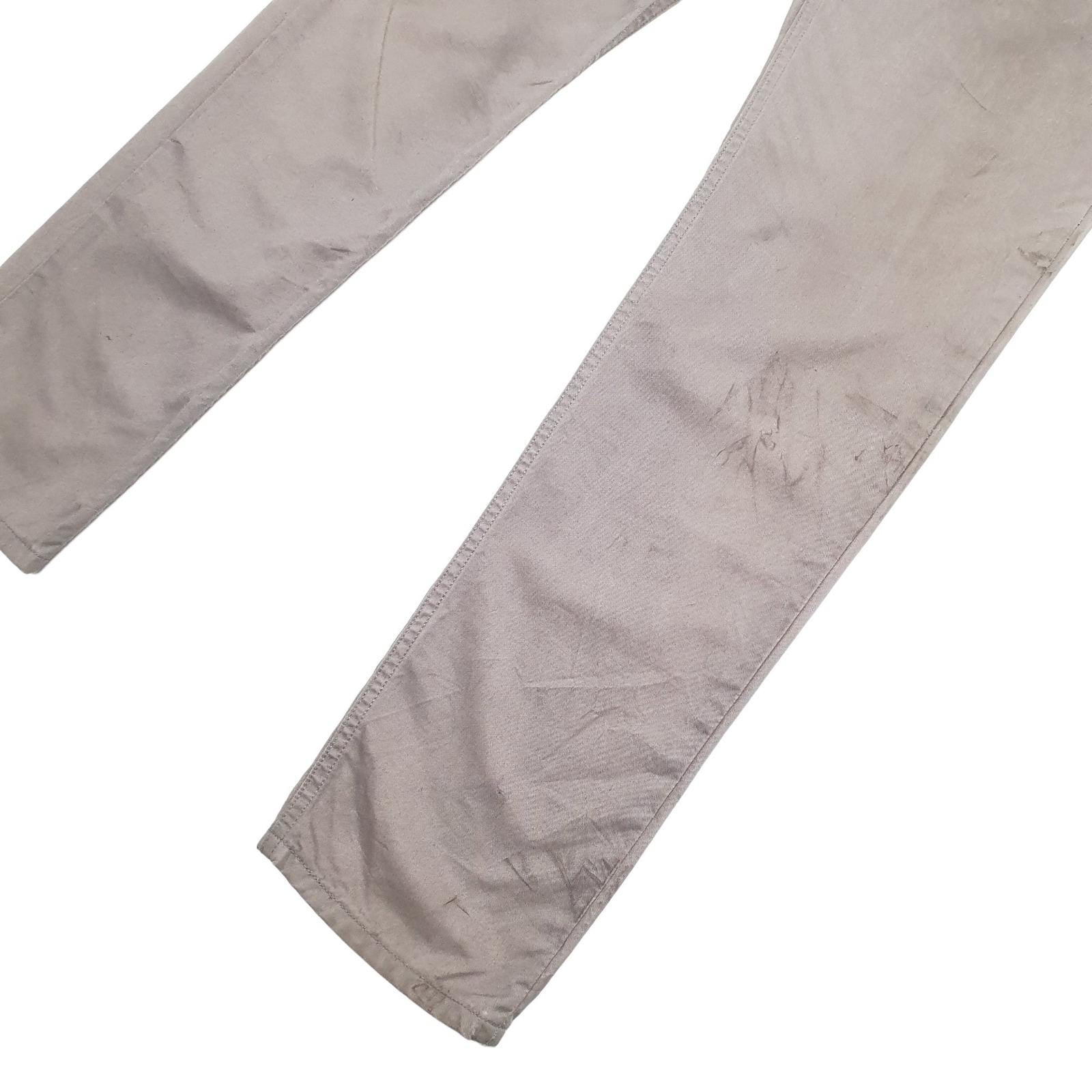 LEVIS Chino Trousers Cotton Grey Mens W33 L34 image 3