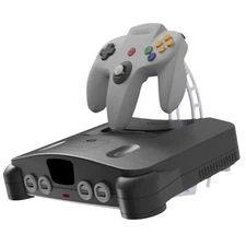 Console Display Stand w/ Floating Controller Mount Nintendo 64 N64 Custom Colors