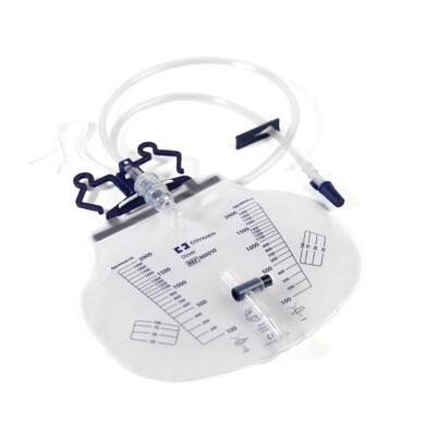 Cardinal Health 4 Dover Urindrainagesystem 2000ml 120cm Urinbeutel Bettbeutel