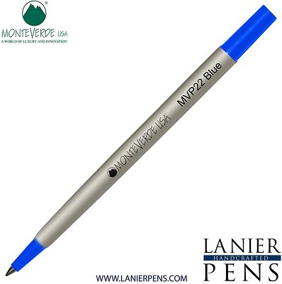 1 Pack- Monteverde P22 Rollerball Refill Blue Fine Tip 0.6mm