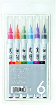 Kuretake ZIG Clean Color Real Brush (6/12/24/36/48/60)