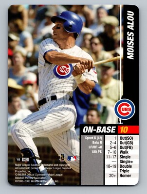 2003 MLB Showdown Moises Alou Chicago Cubs #63