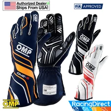 OMP - ONE-S Auto Racing Gloves | SFI/FIA Rated | SFI-5 & FIA8856 Driving Gloves