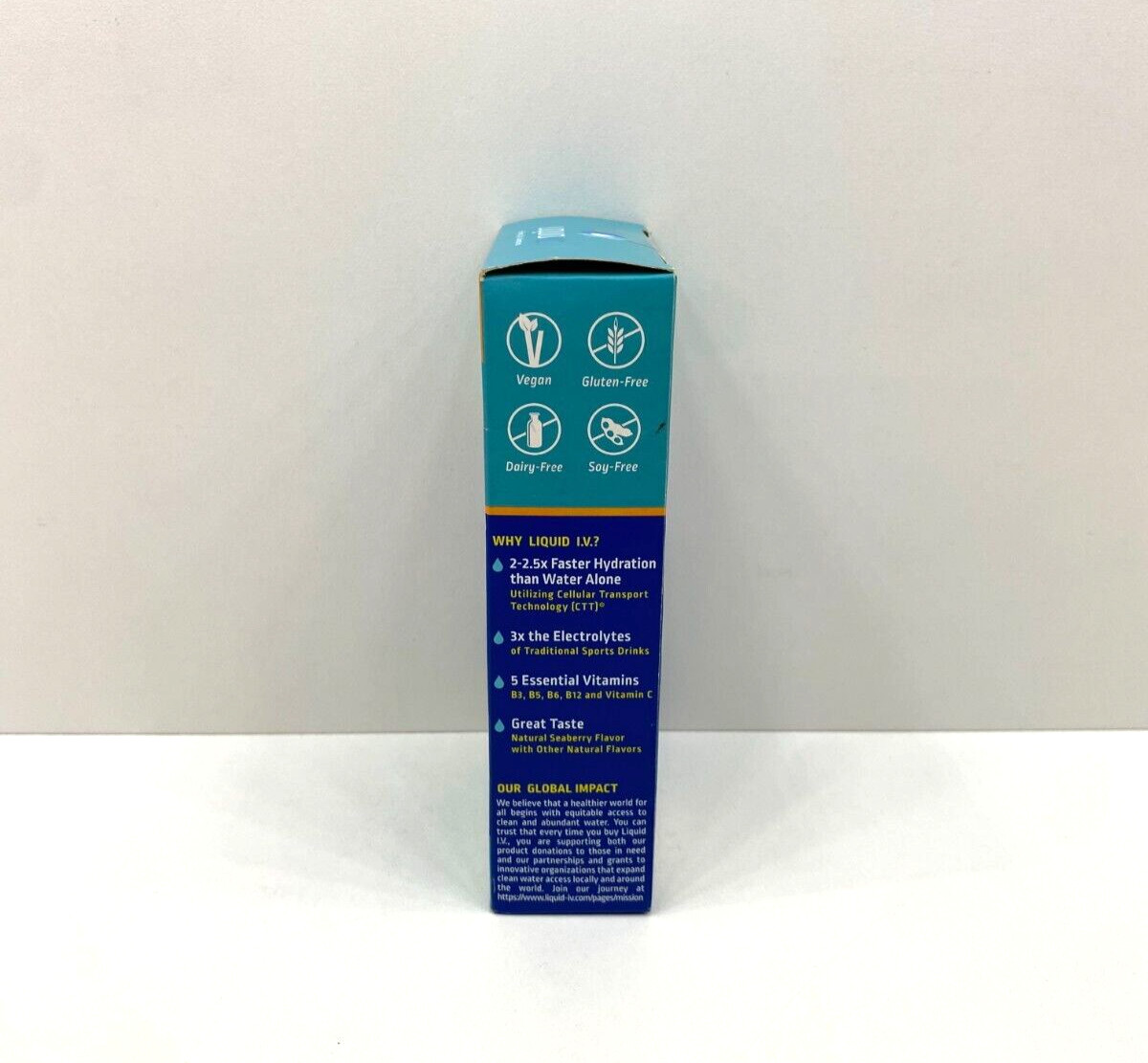 Liquid I.V. Hydration Multiplier Electrolyte Drink Mix Seaberry 11/14/2025