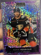 Anaheim Ducks Adam Henrique Violet Pixels #089/299 Hockey O-Pee-Chee Platinum