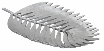 Großes Metall Blatt Modern Harz Tisch Ornament Deko Monster Blatt 35cm