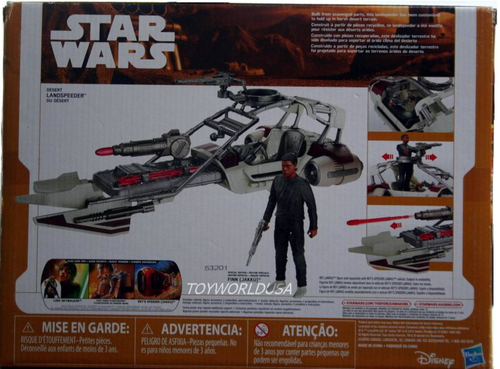 Star Wars Disney Hasbro The Force Awakens Desert Landspeeder Finn (Jakku) - Picture 2 of 2