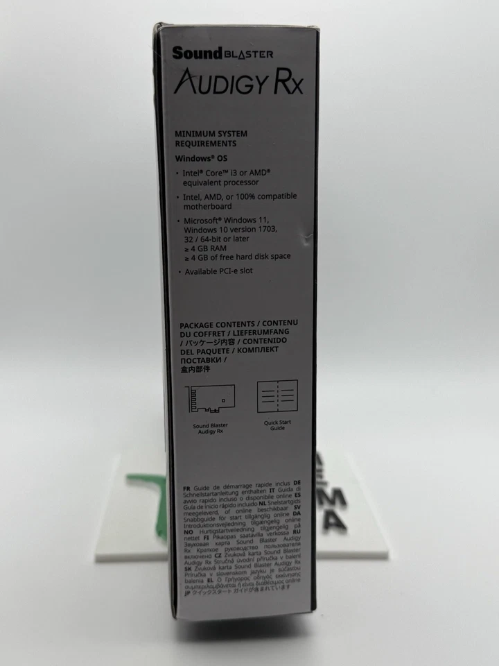 Sound Blaster Audigy RX Hi-Res 7.1 PCIe Sound Card Dual Mic Inputs New Boxed - Image 3 of 4