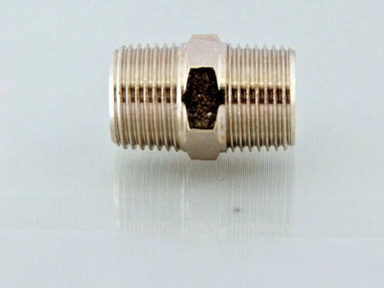 AIGNIP Gerade BSP männliche zu männliche Brustwarzen, gleich männlich Full Range BSP vernickeltes Messing