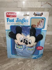 Vintage 80’s Playskool Disney Mickey Mouse Foot Jingles Baby Boy SEALED