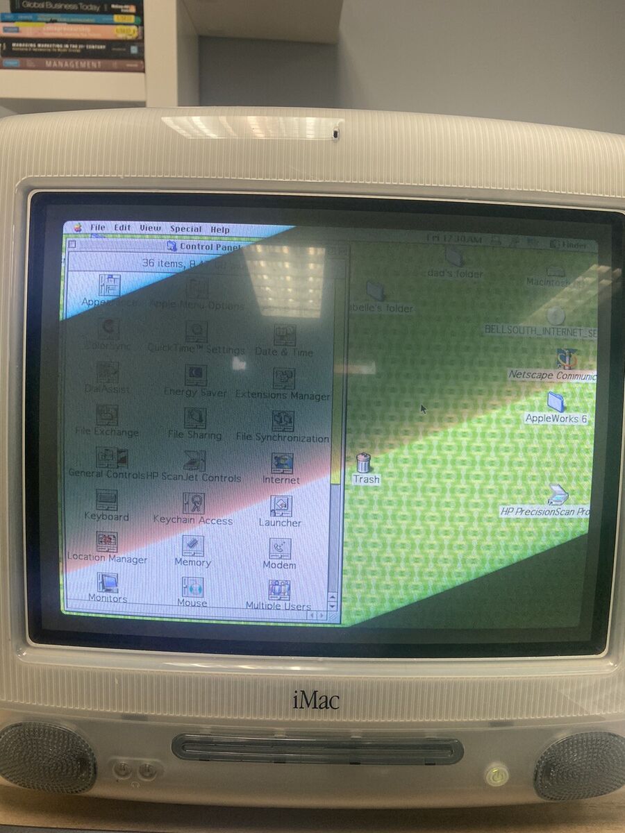 Apple iMac All-In-One Computer 1999 Vintage Computer Apple iMac All-In-One Computer 1999 Vintage Computer