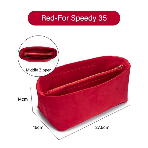 WUTA Original Bolso de Terciopelo Inserto Bolso Organizador para LV Bolso Rápido Bolso de Mano Viaje - Imagen 34 de 36