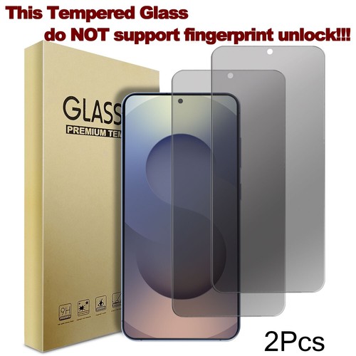 Custodia in pelle per Samsung Galaxy S25/S25+/Plus 5G protezione schermo privacy - Foto 2 di 27