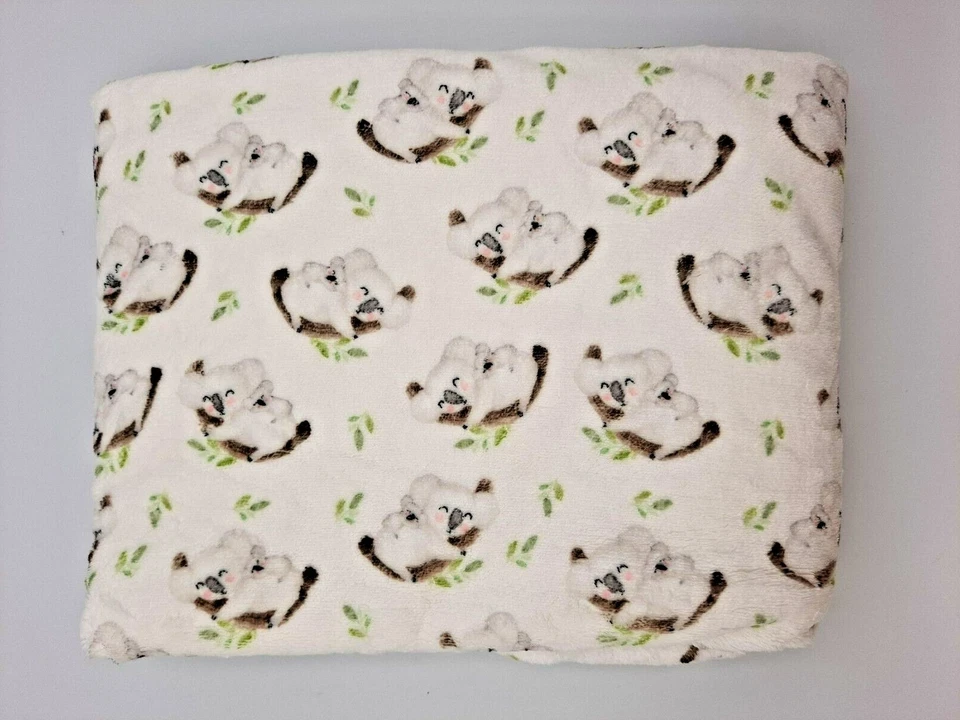 Manta de lana suave para bebé 100 cm x 100 cm cochecito cuna Moisés cesta bebé regalo Foto 3 de 3