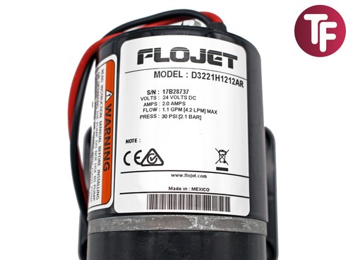 Flojet D3221H1212AR (Totone) Duplex II Pompa Autoadescante 3/8" NPT - 4 LPM 24v - Foto 11 di 14