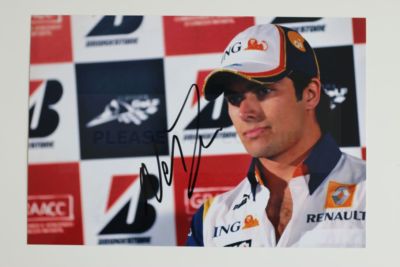 Nelson Piquet Junior signed 20x30cm Foto Autogramm Autograph F1 Nascar Driver 6