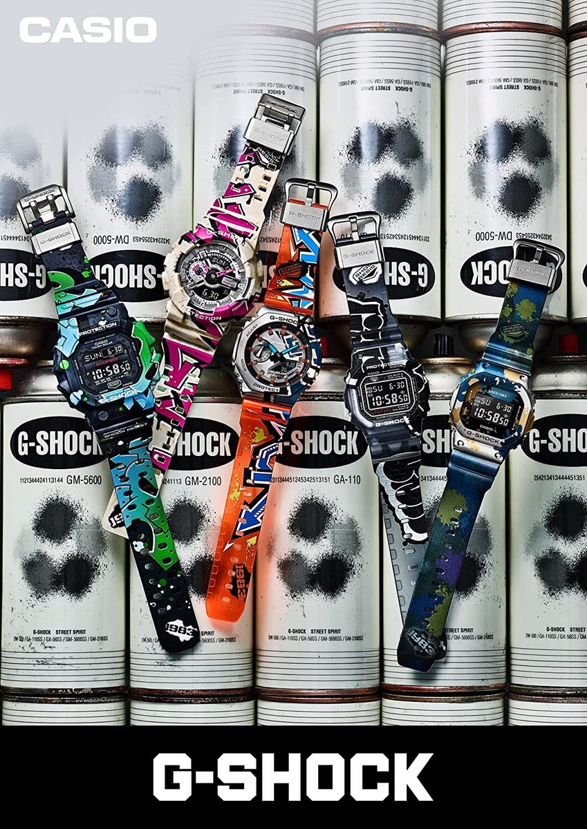 時計 CASIO G-SHOCK DW-5000SS-1JR StreetSpirit Casio Men's G-Shock Quartz Watch, Black, 36 x 40 mm