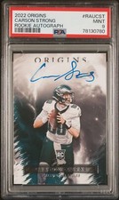 2022 Origins Rookie Autographs Carson Strong - PSA 9