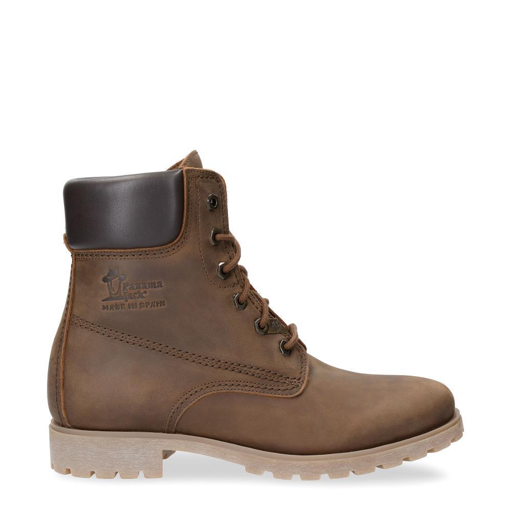 Panama Jack 03 Botas Mujer Piel Marrón Impermeable Cordones