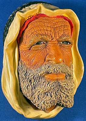 1966 Vintage Chalkware Head By Bossons Congleton England  Syrian 